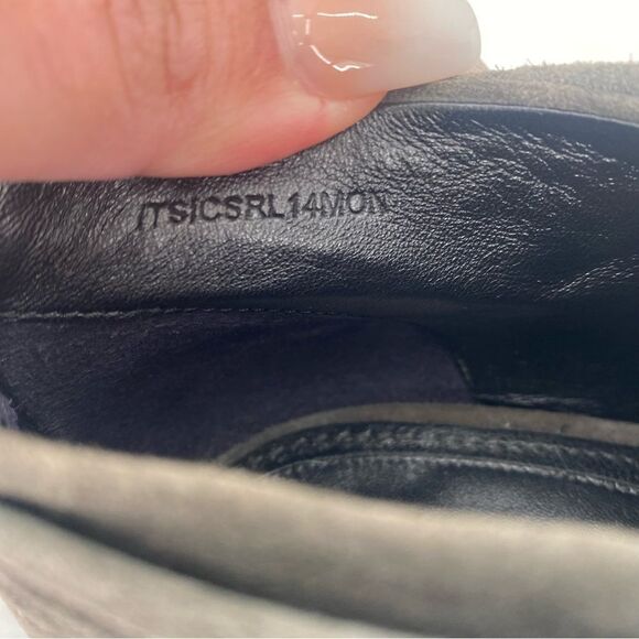 BURBERRY Peep toe Gray Suede Booties - Picture 8 of 13